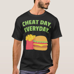 Camiseta Fries e Burger Cheat Day