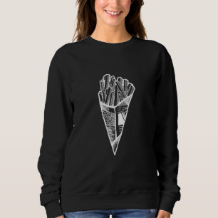 Camiseta Fries franceses Comida rápido