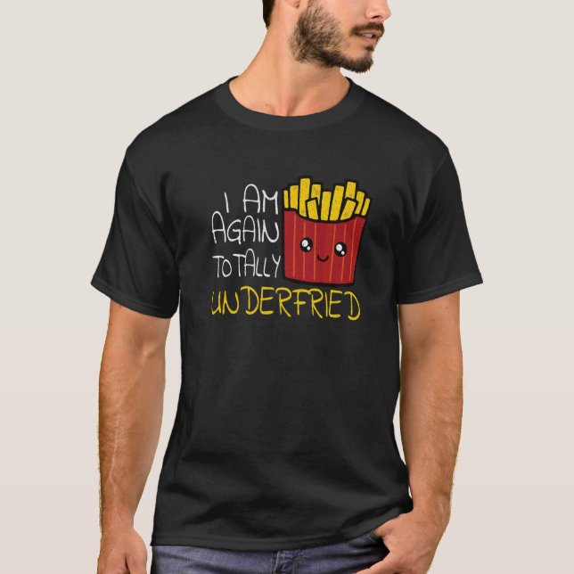 Camiseta Fries franceses de Comida rápida comendo fritas fr (Frente)