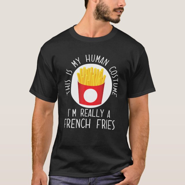 Camiseta Fries Franceses Engraçados (Frente)