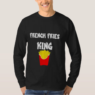 Camiseta Fries franceses King Fast Comida Fried Potato Fren