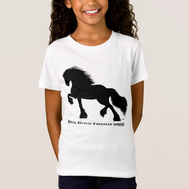 Camiseta Friesian horse (Frente)