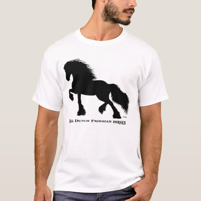 Camiseta Friesian Horse (Frente)