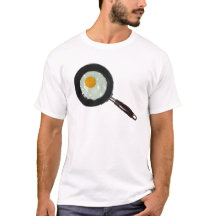 Frigideira com ovo do estrelado