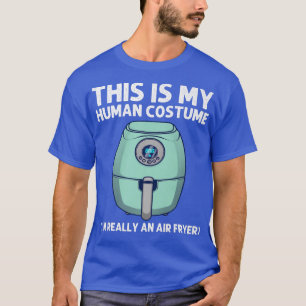 Camiseta frigideiro de ar engraçado design mulheres cozinhe