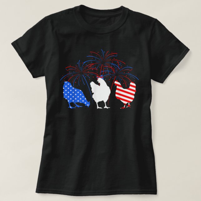 Camiseta Frigorífico de frango - Eu faço café da manhã - Ov (Frente do Design)