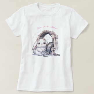 Camiseta Frilly Headphone Bunny - Lovely Music Lover Kawaii