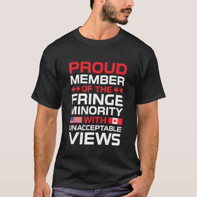 Camiseta Fringe Minoria - Membro Orgulhoso Caminhante Pela  (Frente)