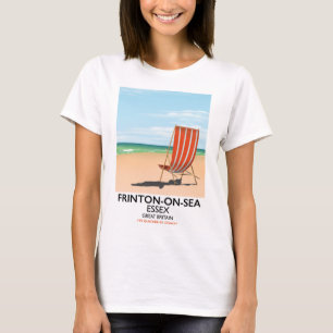 Camiseta Frinton-em-Mar, Essex, cartaz do beira-mar