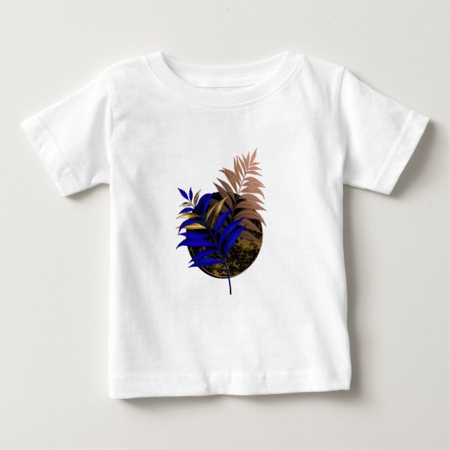 Camiseta Frio azul no círculo preto (Frente)