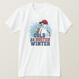 Camiseta Frio como Boston de inverno