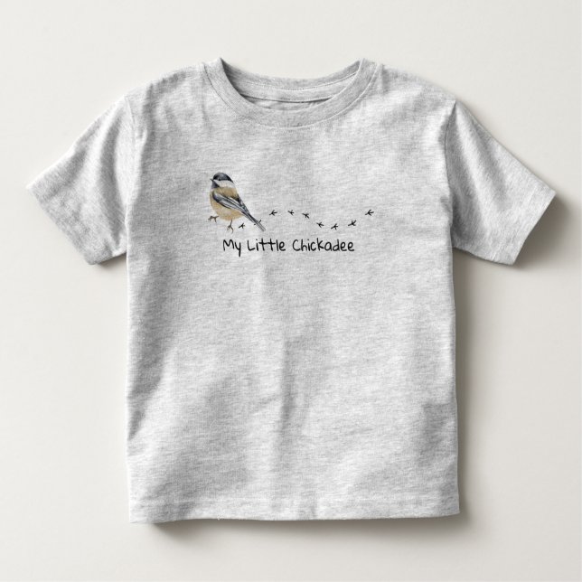 Camiseta Frio de frango bonito, pequenas pássaros (Frente)