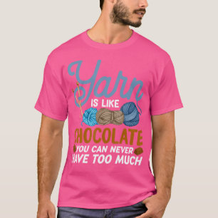 Camiseta Frio Engraçado É Como Crochê De Chocolate E Cortag