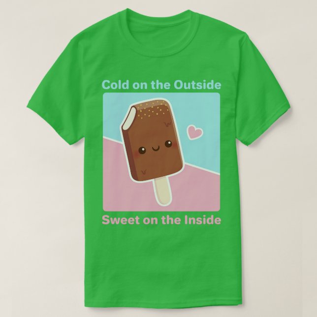 Camiseta Frio na Sweet externa no Sorvete Dentro (Frente do Design)