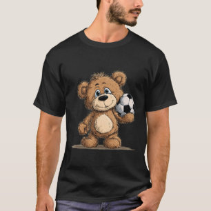 Camiseta Frio Urso Fantasia de Futebol Para Amantes do Espo