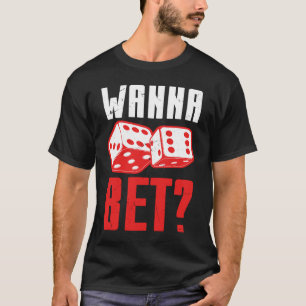 Camiseta Frios Querem Apostar Jogos de Craps