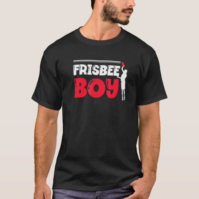 Camiseta Frisbee Boy Ultimate Frisbee Player Disc Sports (Frente)