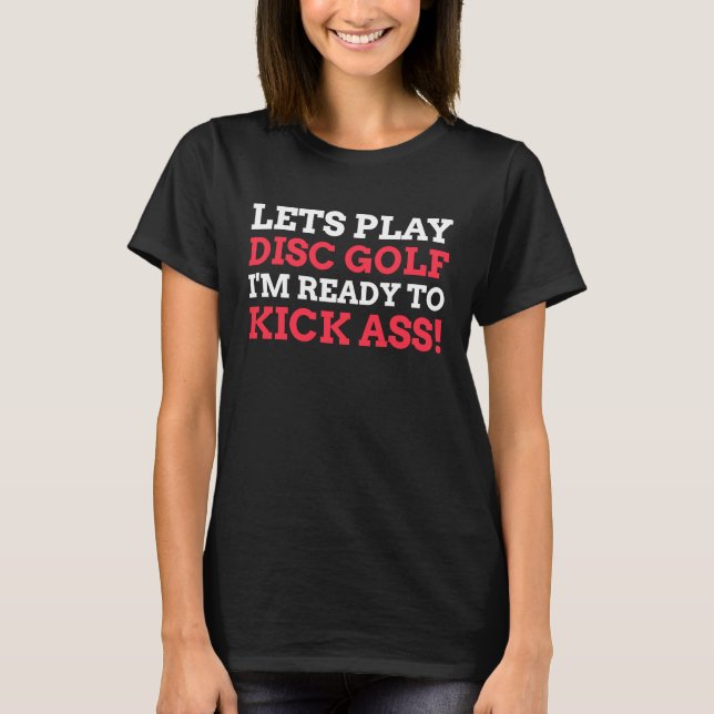 Camiseta Frisbee  & Let's Play Disc Golf (Frente)