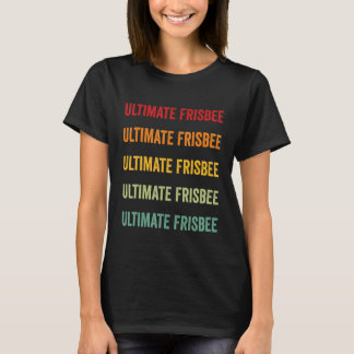 Camiseta Frisbee Ultimate Frisbee Hobbyist Rainbo
