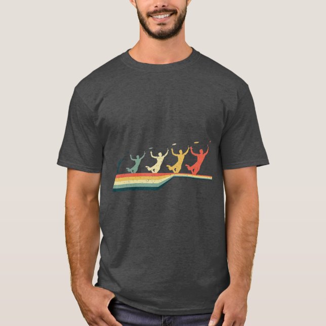 Camiseta Frisbee Vintage Retro Frisbee (Frente)