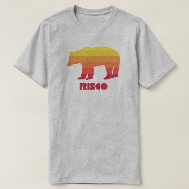 Camiseta Frisco Colorado Rainbow Bear (Frente do Design)