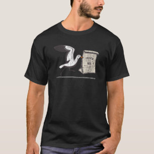 Camiseta Frisco, NC Férias de Verão Gaivota Almoço