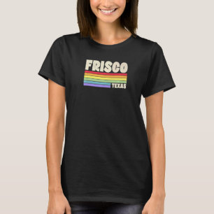 Camiseta Frisco Texas Pride Rainbow Flag Orgulho gay Merch