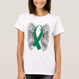 Camiseta Friso de consciência alada (verde)