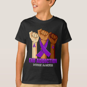 Camiseta Friso de Sensibilização para a Sobredosagem do Víc