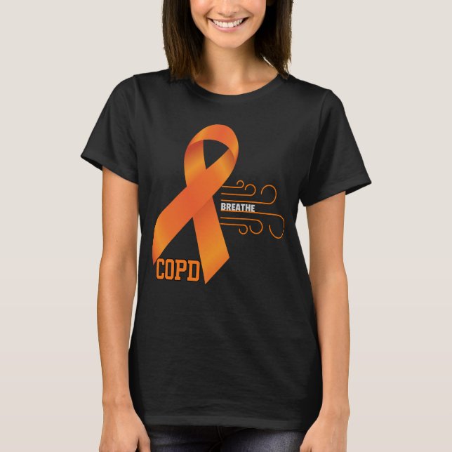 Camiseta Friso Laranja da COPD (Frente)