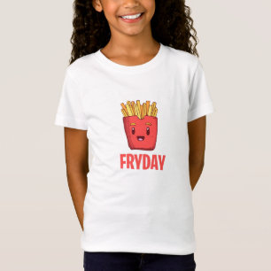 Camiseta Fritada engraçada TGIF do francês do fast food de