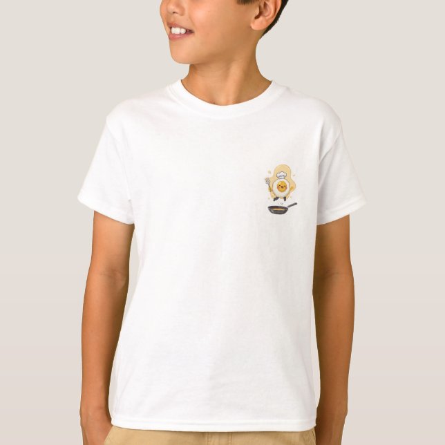 Camiseta Fritada Feliz Chef Kids (Frente)