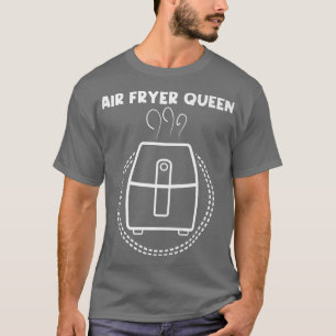 Camiseta fritadeira de ar doce para mulheres frigideira de