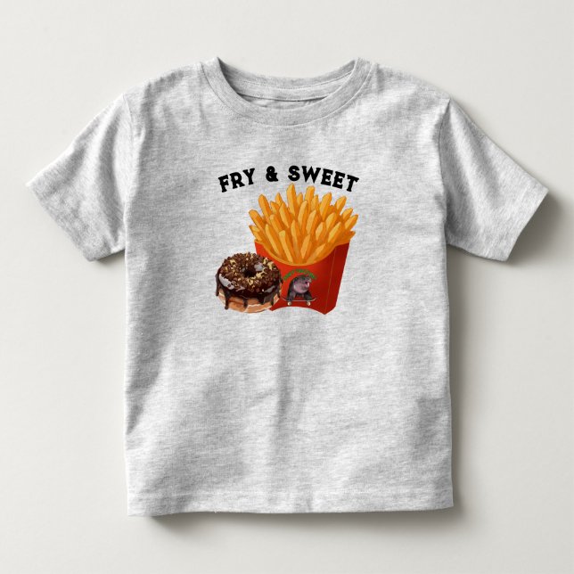 Camiseta FRITAR & DOCE (Frente)