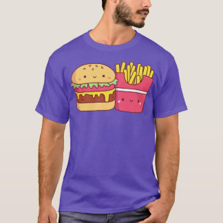 Camiseta Fritas de Burger Cuja Comida é Francesa