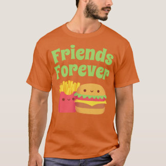Camiseta Fritas e Amigos Burgueiros para sempre