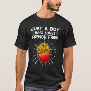Camiseta Fritas Francesas legal Para Rapazes Crianças Batat