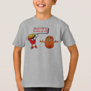 Camiseta Fritas Francesas Que Contam Batata Bruta Engraçad