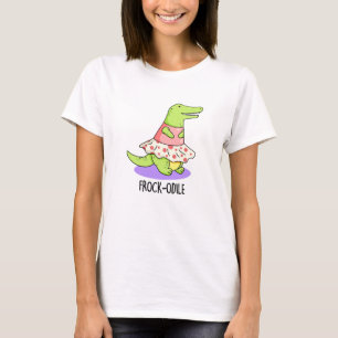 Camiseta Frock-odile Funny Crocodile Pun