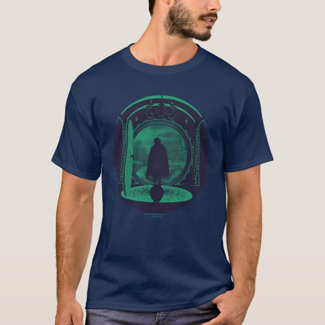 Camiseta FRODO™ Deixando a Silhueta de THE SHIRE™ (Frente)