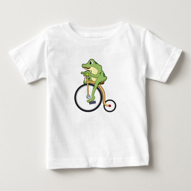 Camiseta Frog at Circus with Bicycle.PNG (Frente)