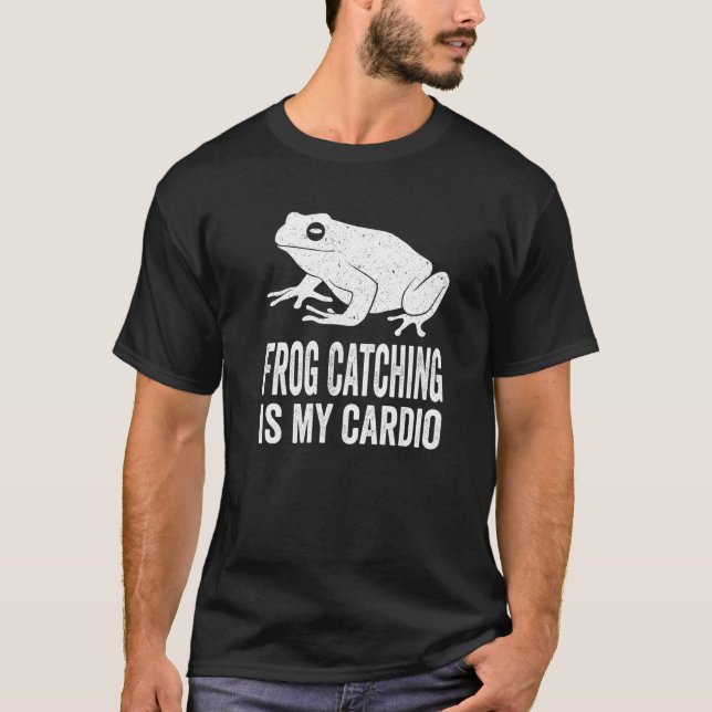 Camiseta Frog Catching & Toad Hunting for a Bullfrog Hunter (Frente)