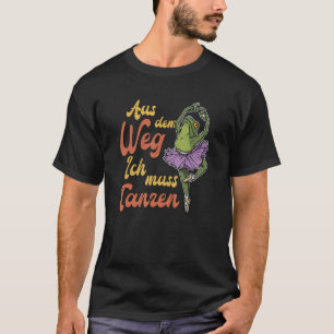 Camiseta Frog Fantasia de Ballet Bailarina Dançarina Roupas