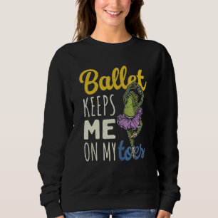 Camiseta Frog Fantasia de Ballet Bailarina Dançarina Roupas