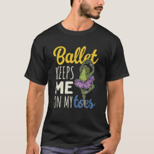 Camiseta Frog Fantasia de Ballet Dançarina de Ballet