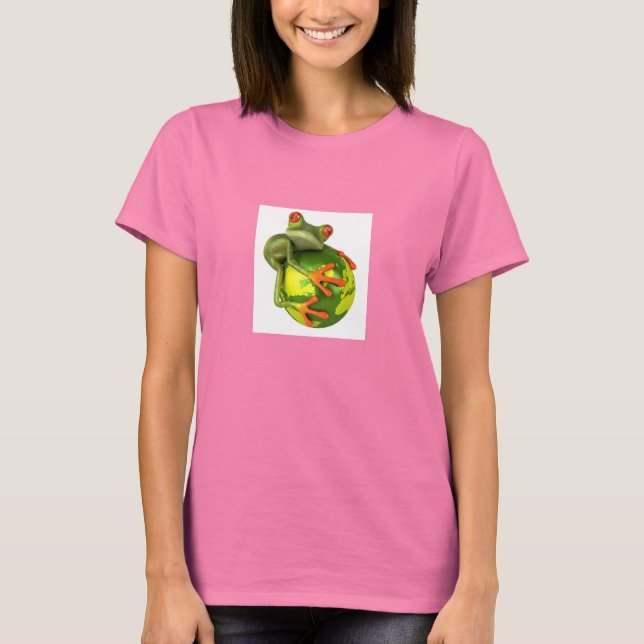 Camiseta Frog protects the world ! (Frente)