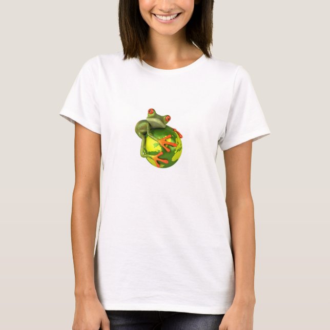 Camiseta Frog protects the world ! (Frente)