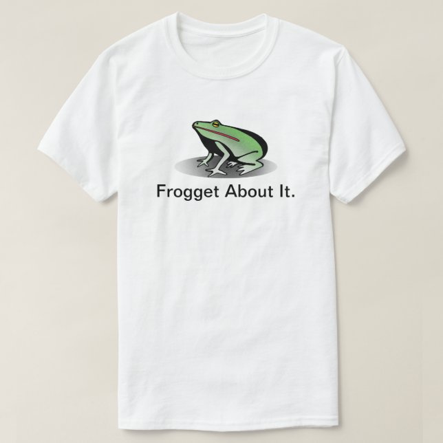 Camiseta Frogget sobre ele (Frente do Design)