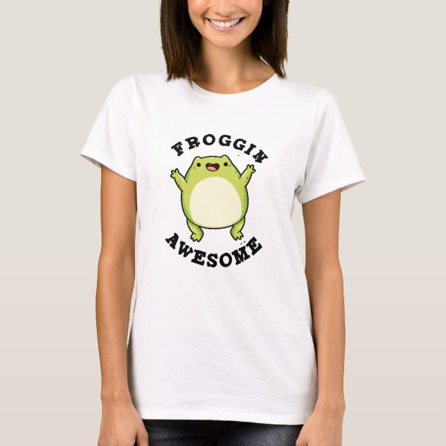 Camiseta Froggin Incrível Sapo Engraçado (Frente)