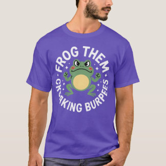 Camiseta Froghem Burpees Coaxando Sapo Bravo Treino Engraça